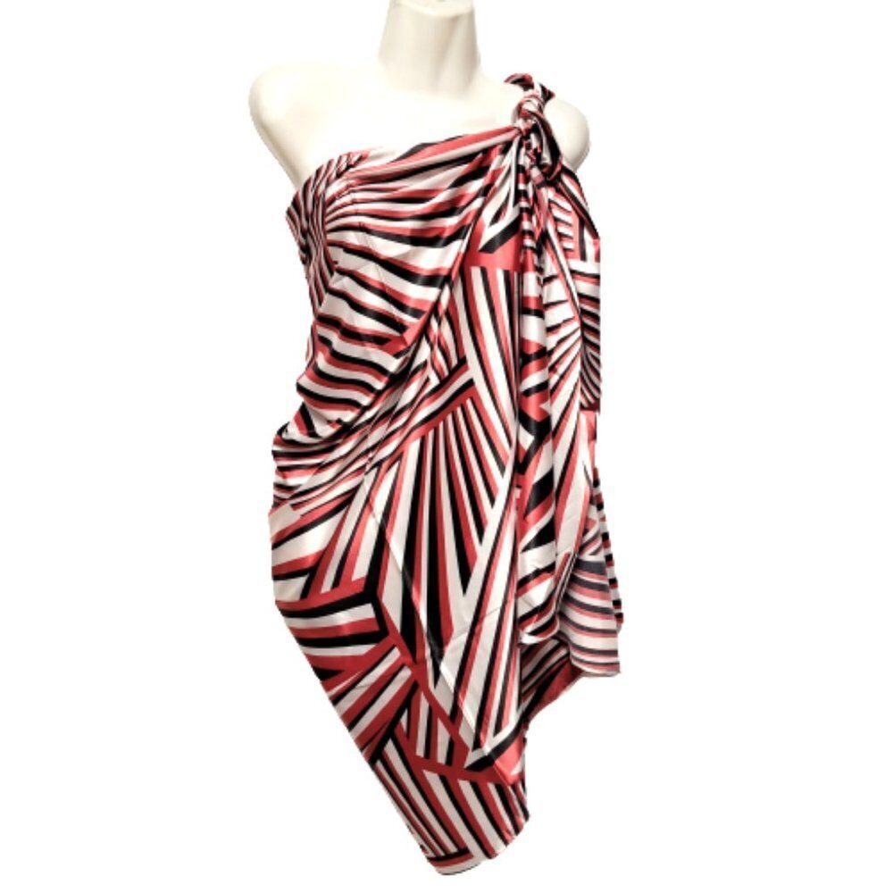 Pareo Sarong Skirt Swimsuit Cover Up Strapless Dress for Beach Vacation Wedding
